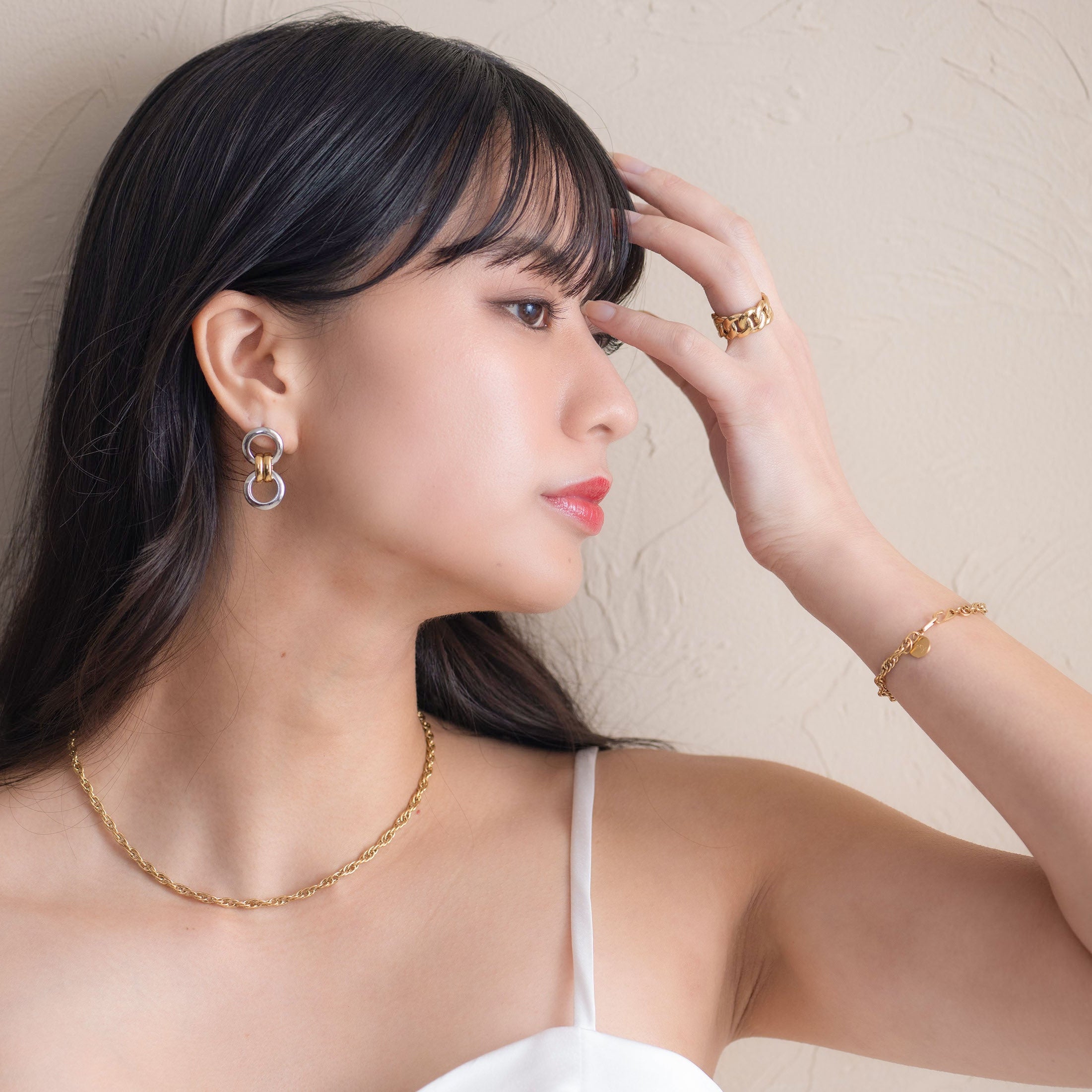 【金属アレルギー対応】ピアス cadena