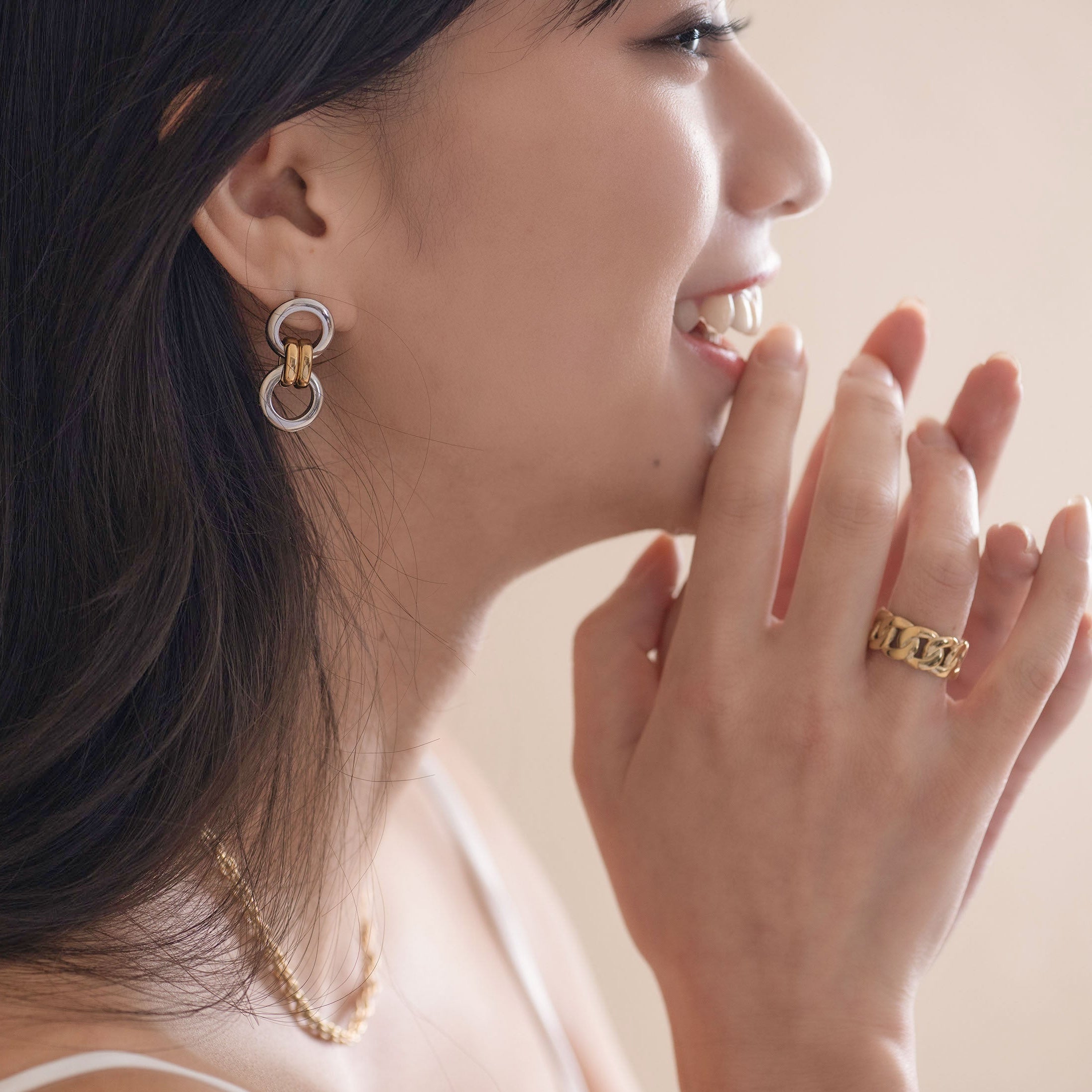 【金属アレルギー対応】ピアス cadena