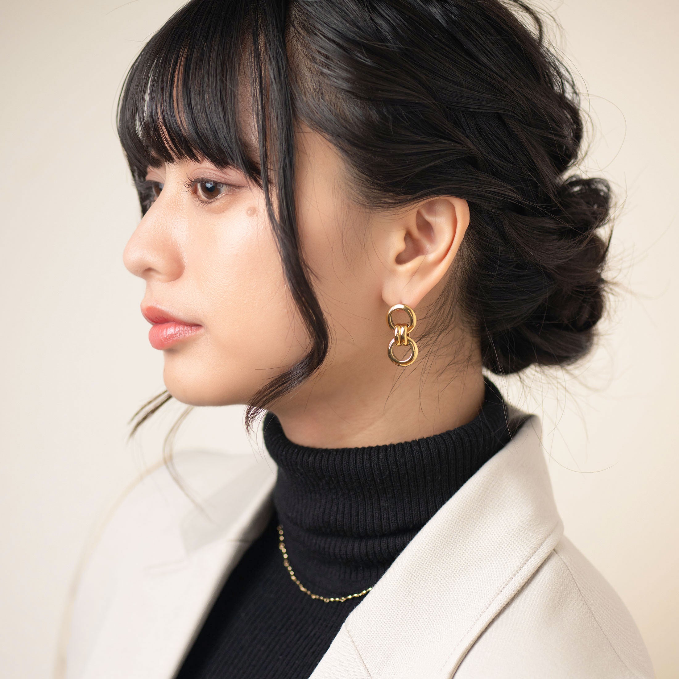 【金属アレルギー対応】ピアス cadena