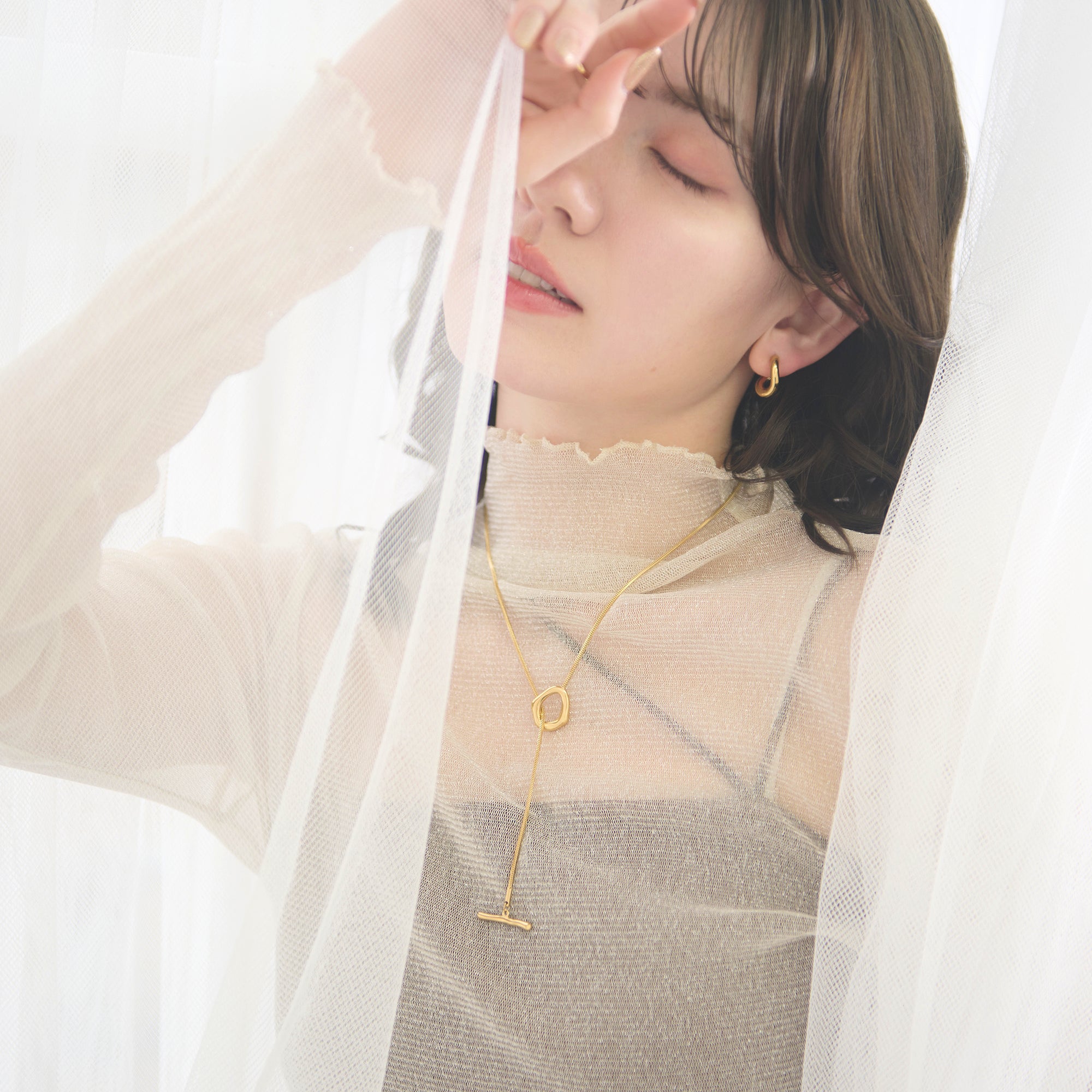 【金属アレルギー対応】ネックレス FLUIR