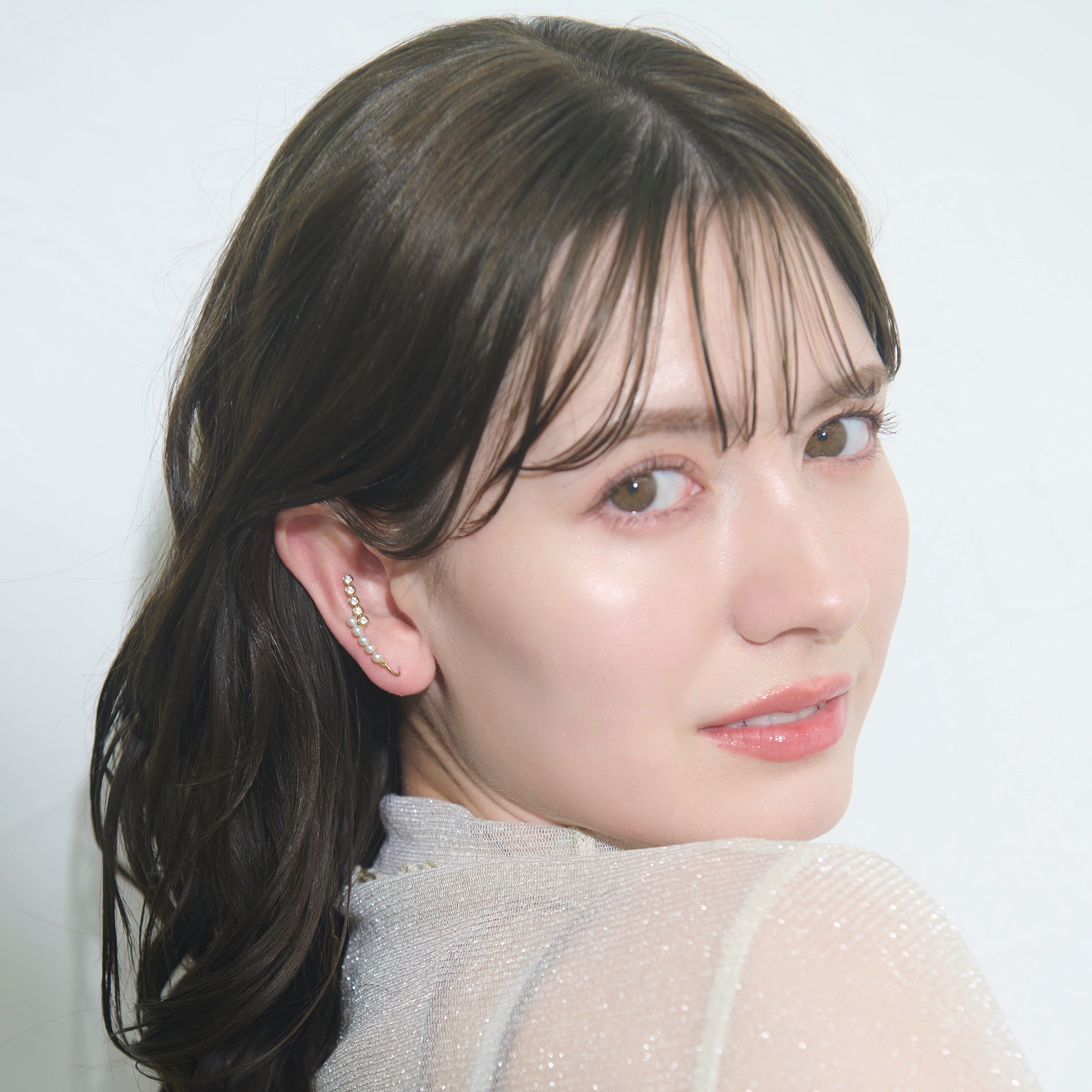 【金属アレルギー対応】片耳用ピアス METEORO