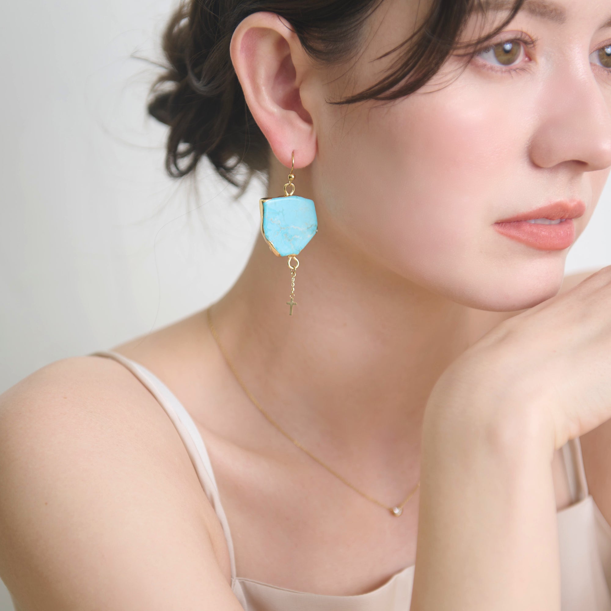 【金属アレルギー対応】ピアス serene