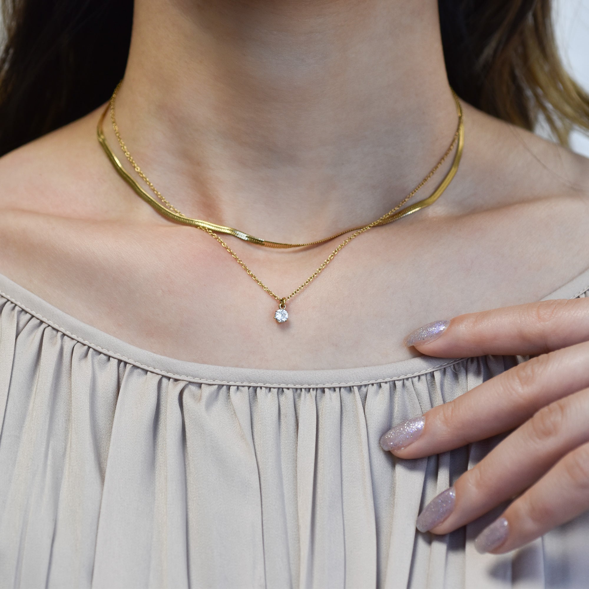 【金属アレルギー対応】ネックレス Ráfaga