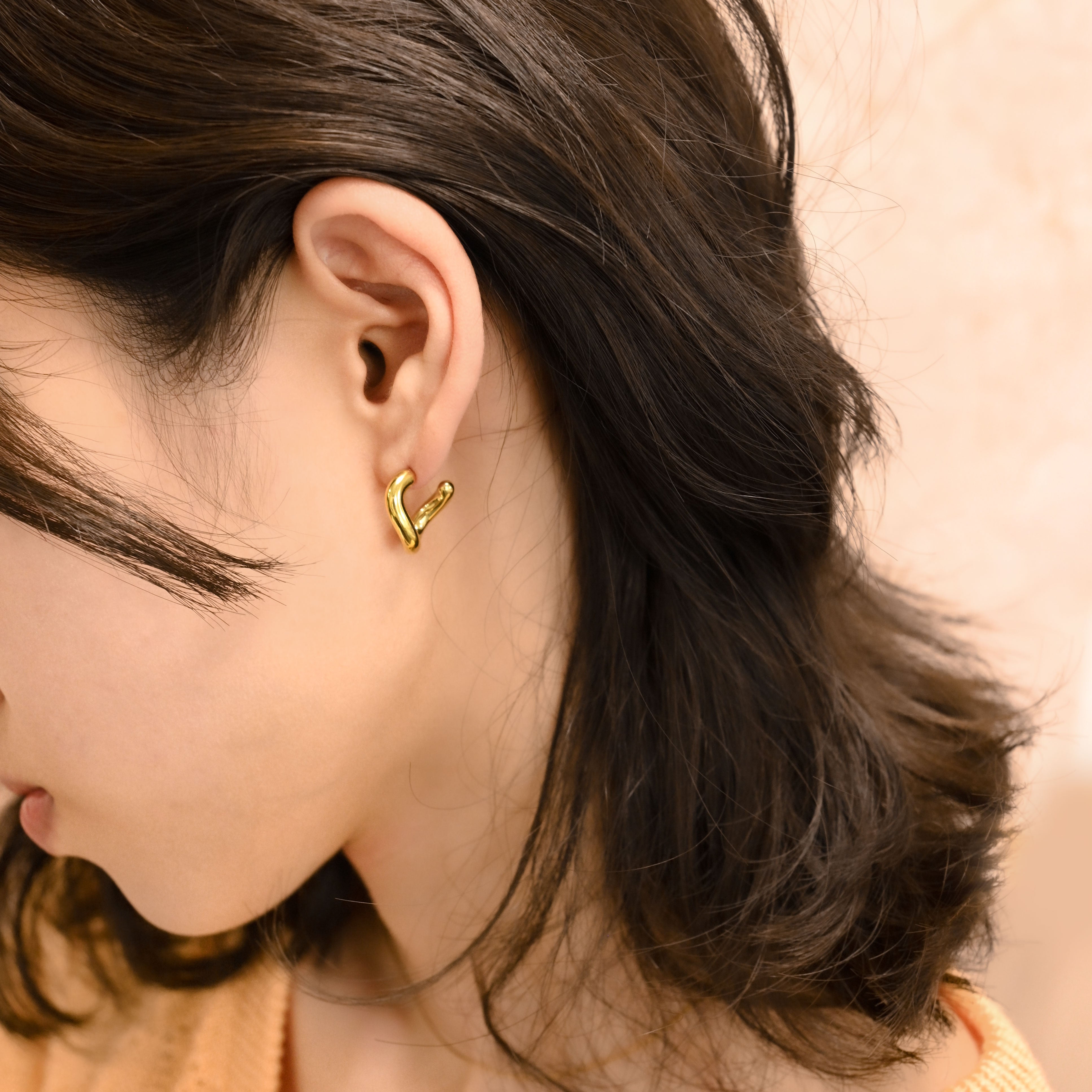 【金属アレルギー対応】ピアス Almond