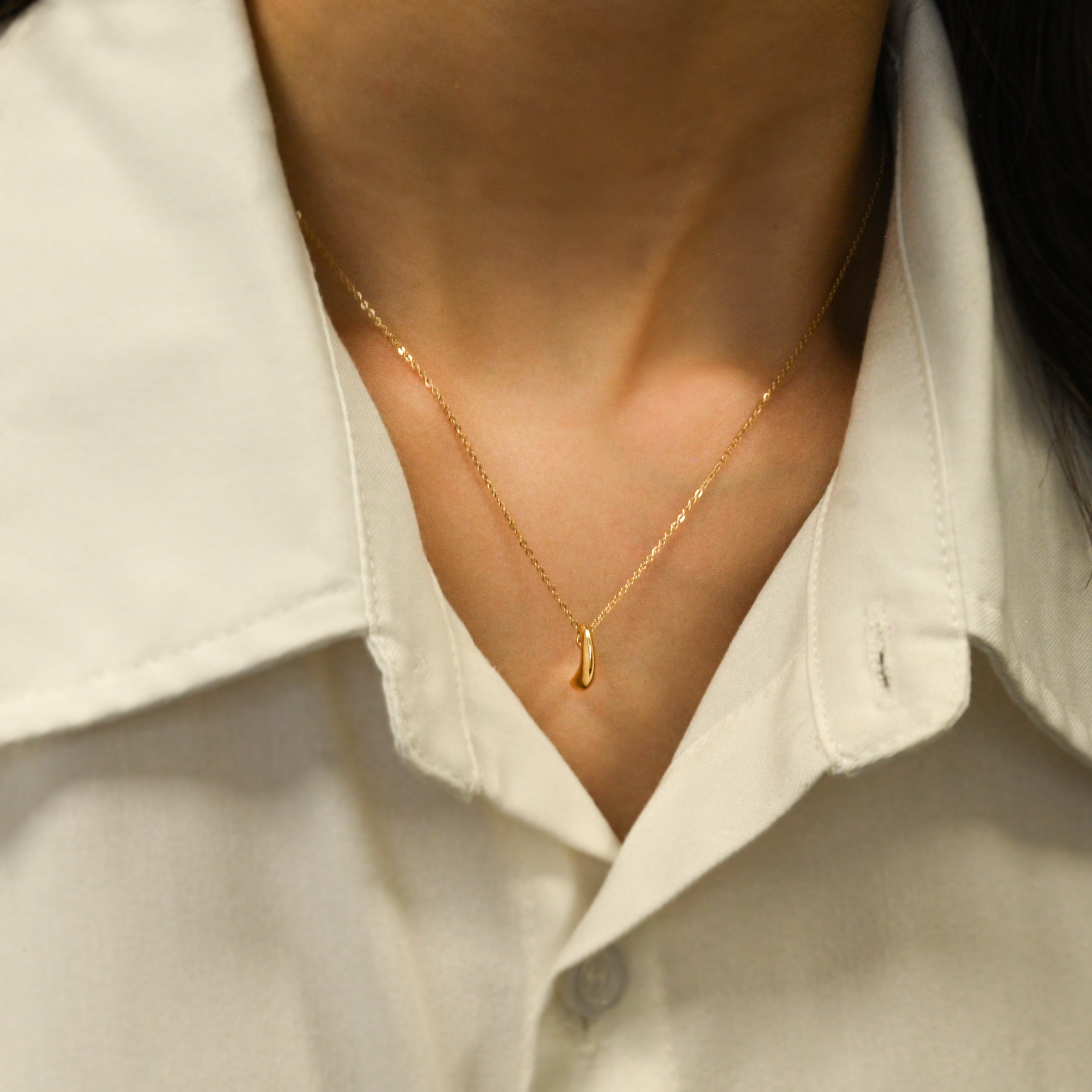【金属アレルギー対応】ネックレス LAGRIMA NECKLACE