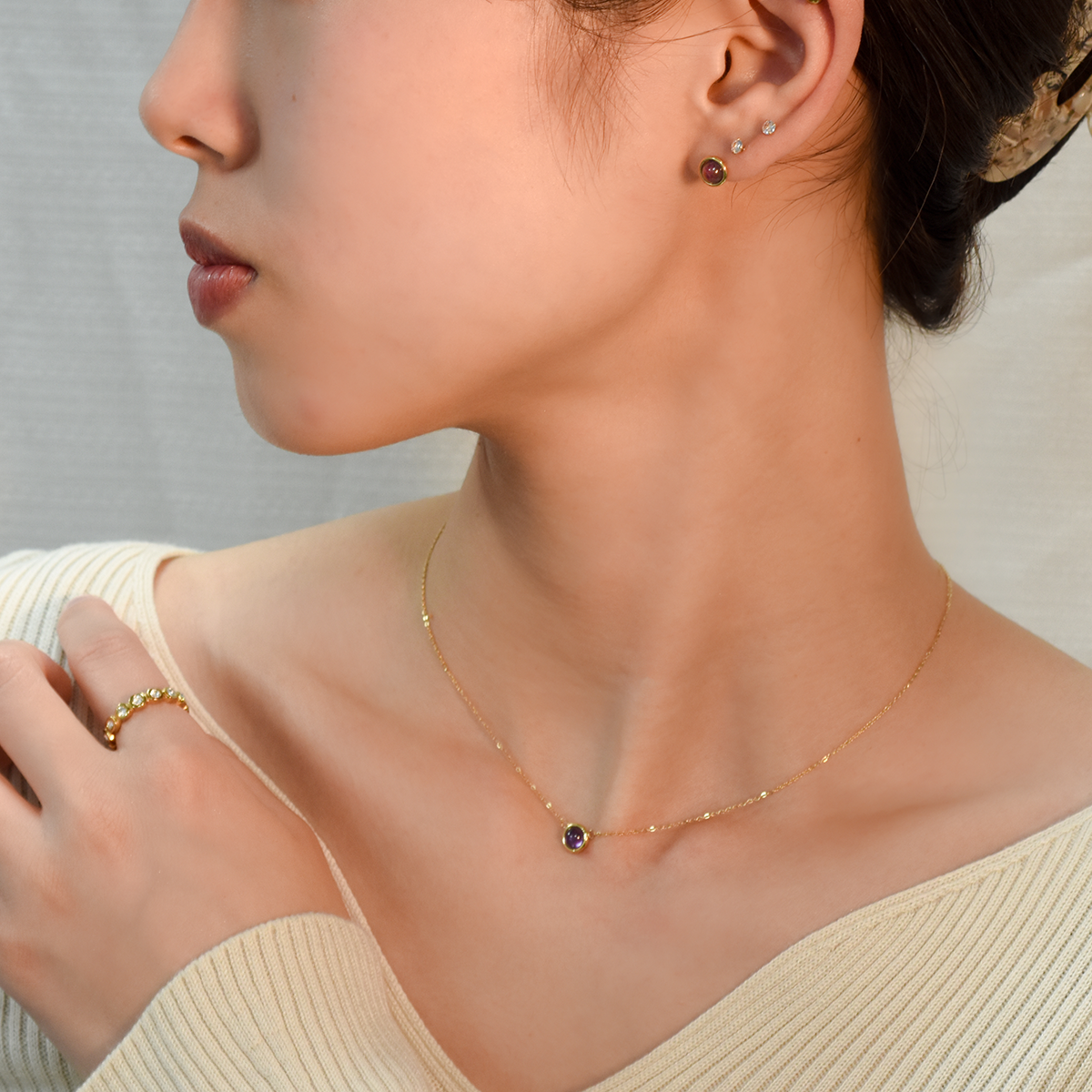 【金属アレルギー対応】ピアス Piedra pierce