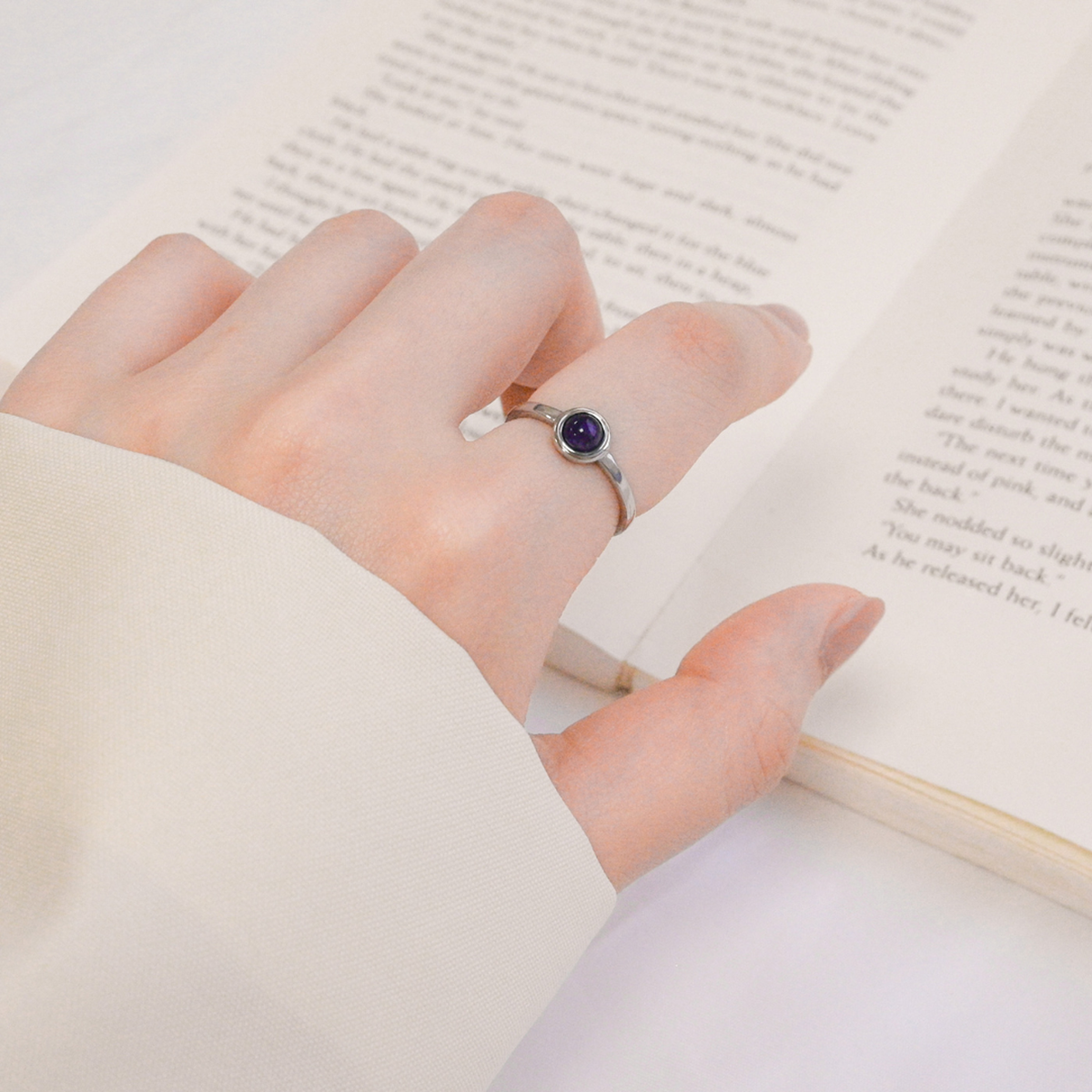 【金属アレルギー対応】リング Piedra ring