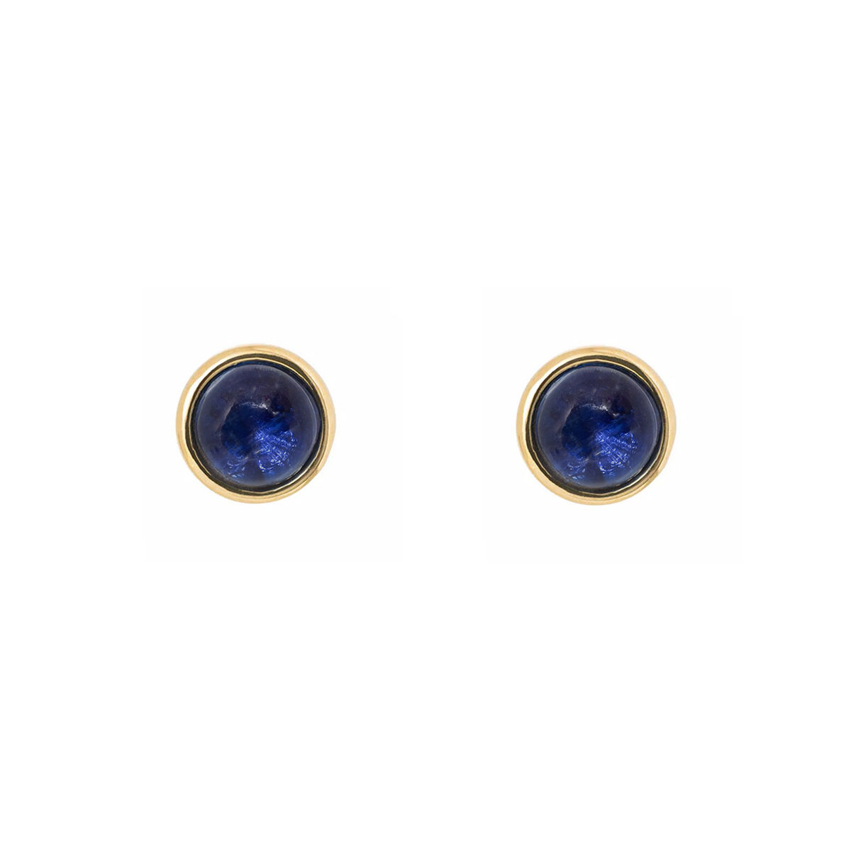【金属アレルギー対応】ピアス empty -blue sapphire-