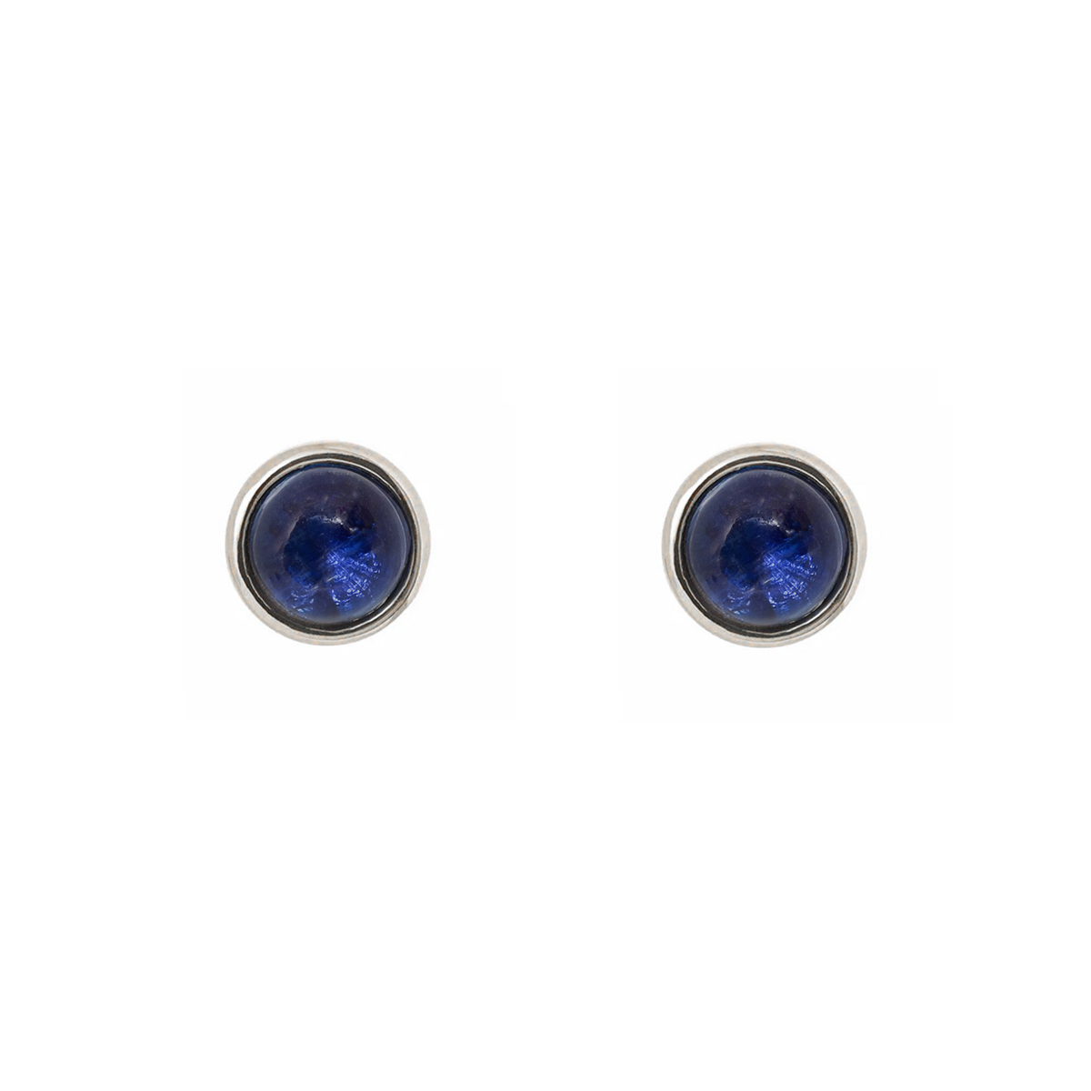 【金属アレルギー対応】ピアス empty -blue sapphire-