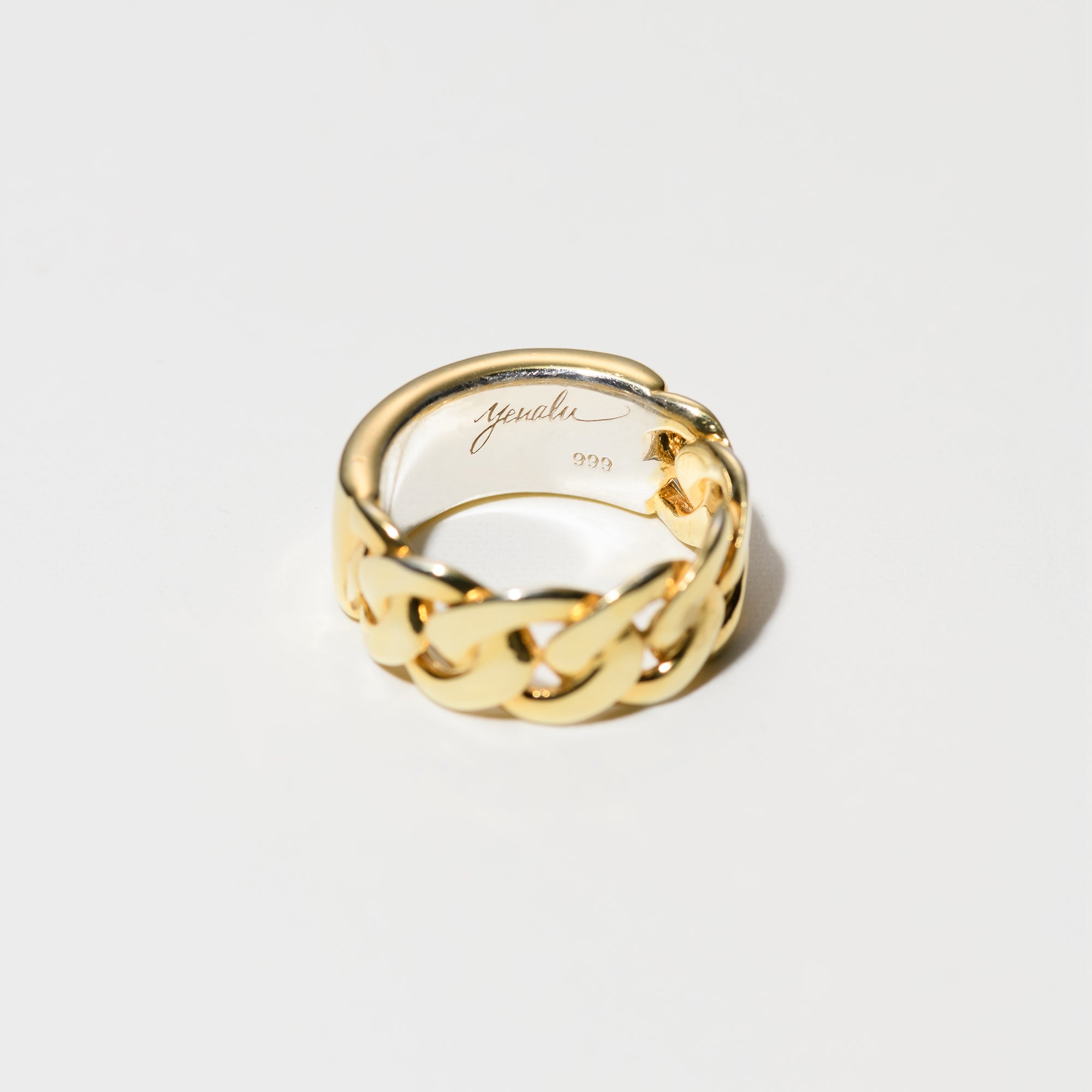 【SILVER999】Yevalu リング Link bar ring