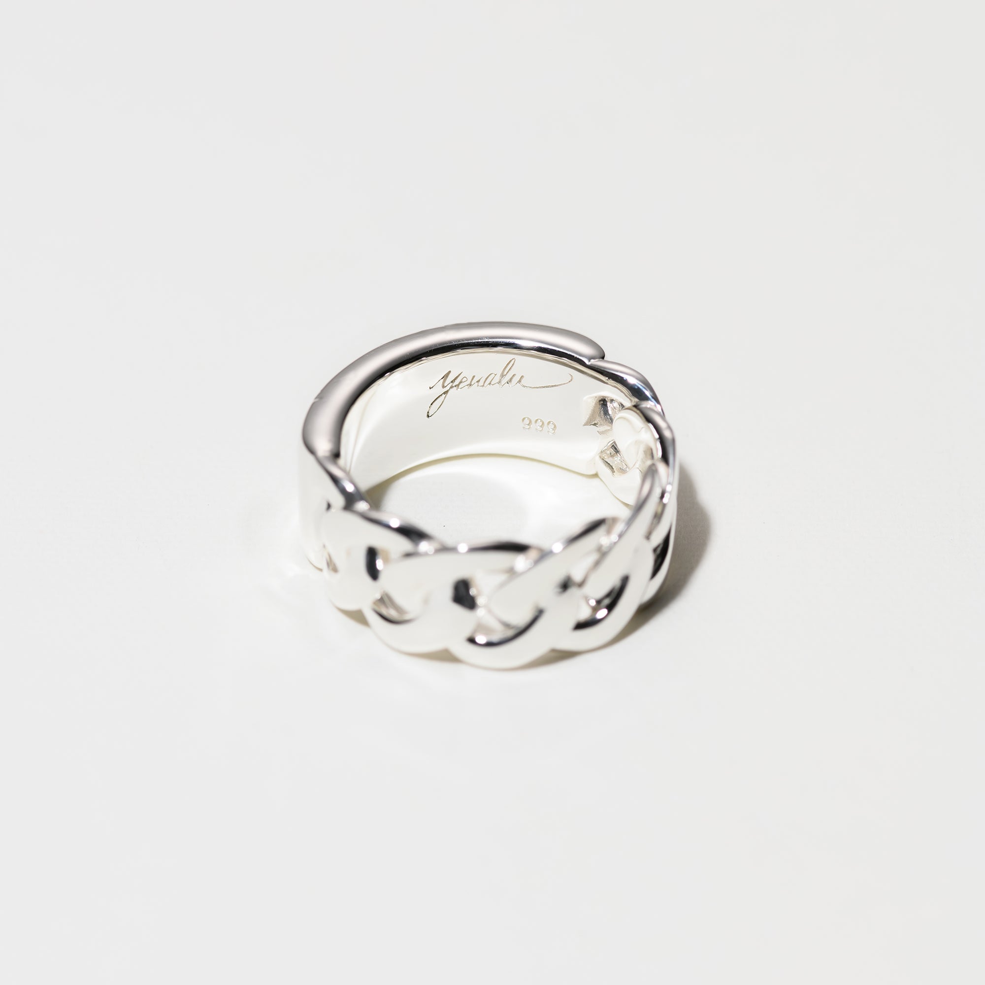【SILVER999】Yevalu リング Link bar ring