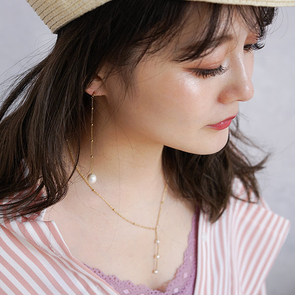【金属アレルギー対応】ピアス idealist-pearl-