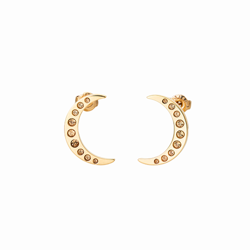 【金属アレルギー対応】ピアス creciente