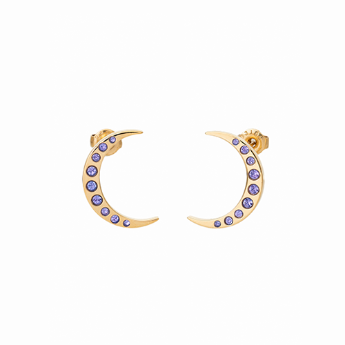 【金属アレルギー対応】ピアス creciente