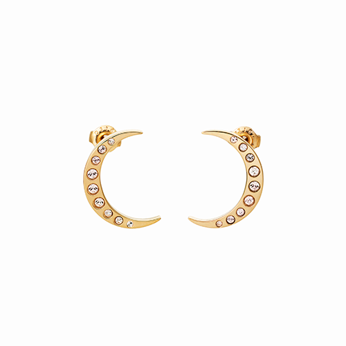 【金属アレルギー対応】ピアス creciente