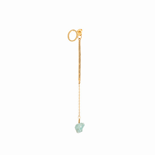 【金属アレルギー対応】ピアス circle upside-down teardrop-arrange-