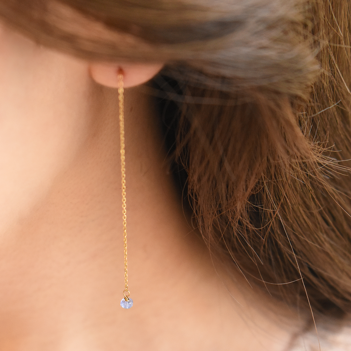 【金属アレルギー対応】ピアス Gouttes de lune