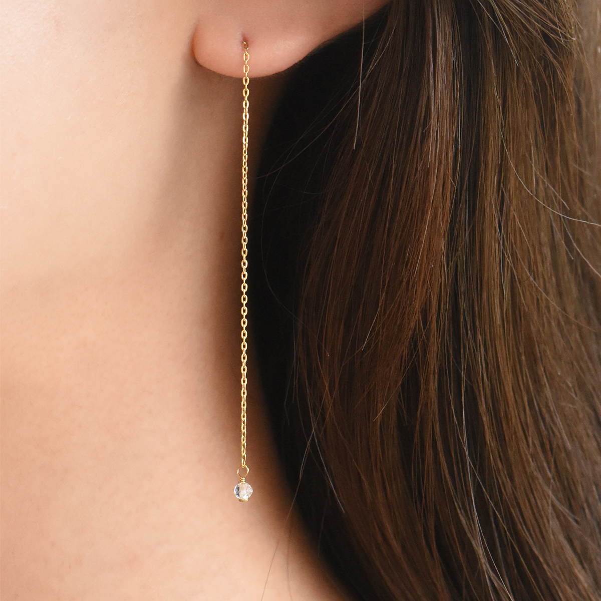 【金属アレルギー対応】ピアス Gouttes de lune