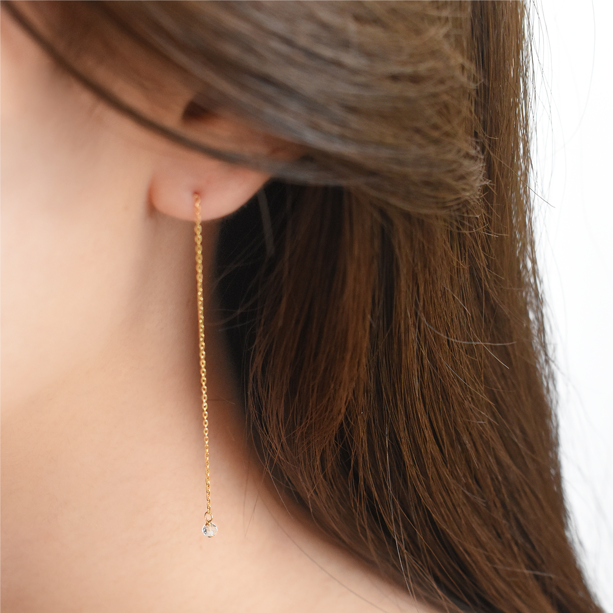 【金属アレルギー対応】ピアス Gouttes de lune