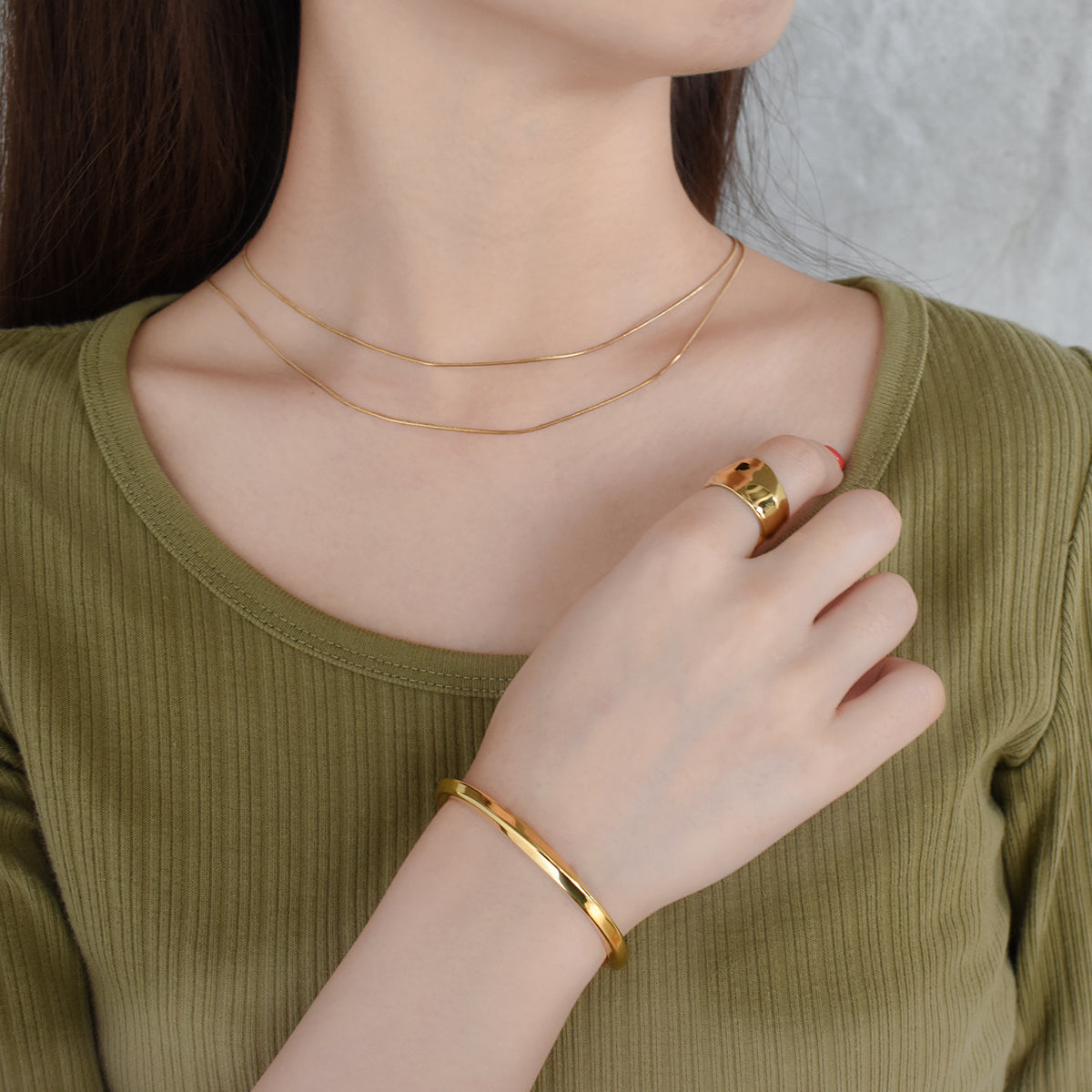 【金属アレルギー対応】バングル Lazo eterno