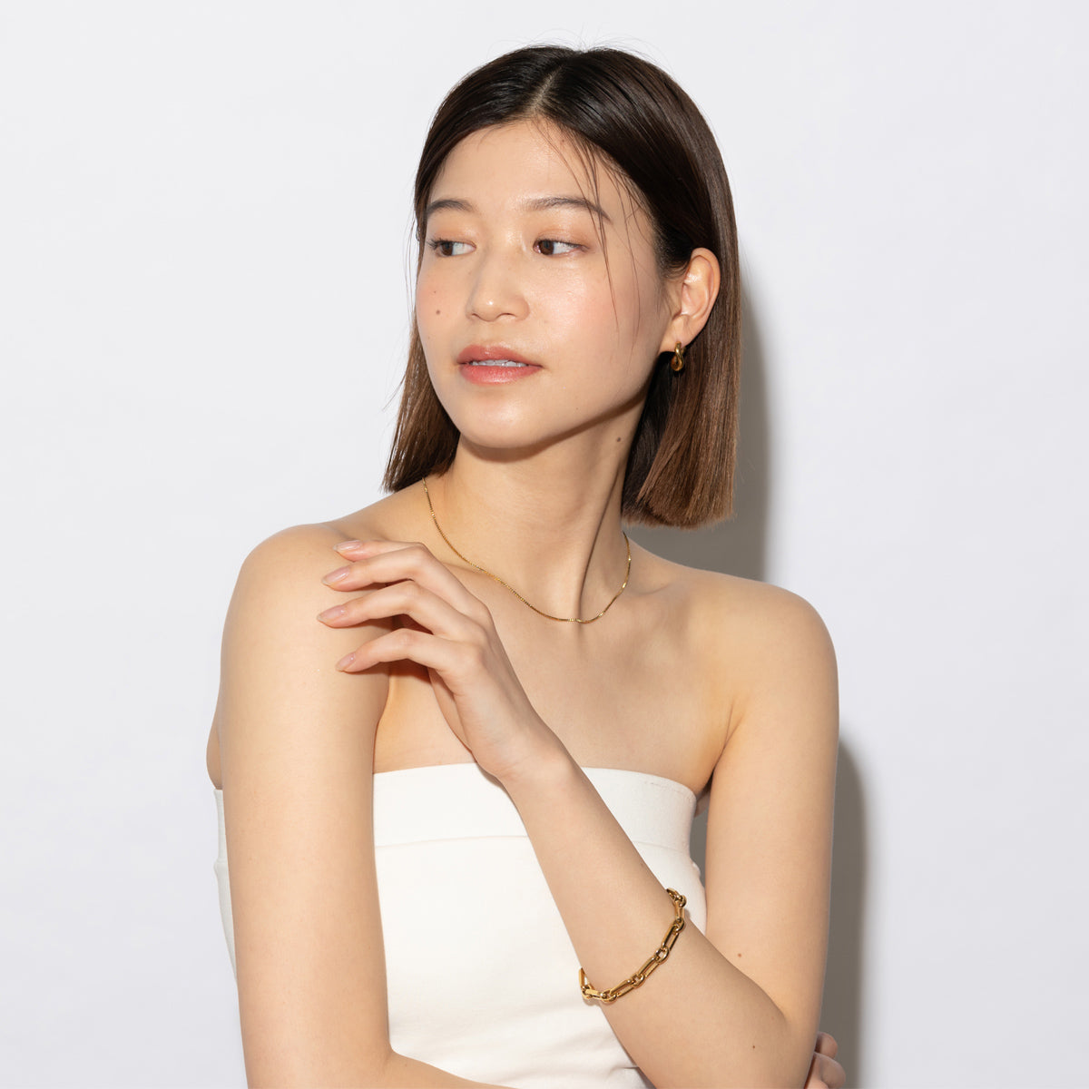 【金属アレルギー対応】ピアス Almond