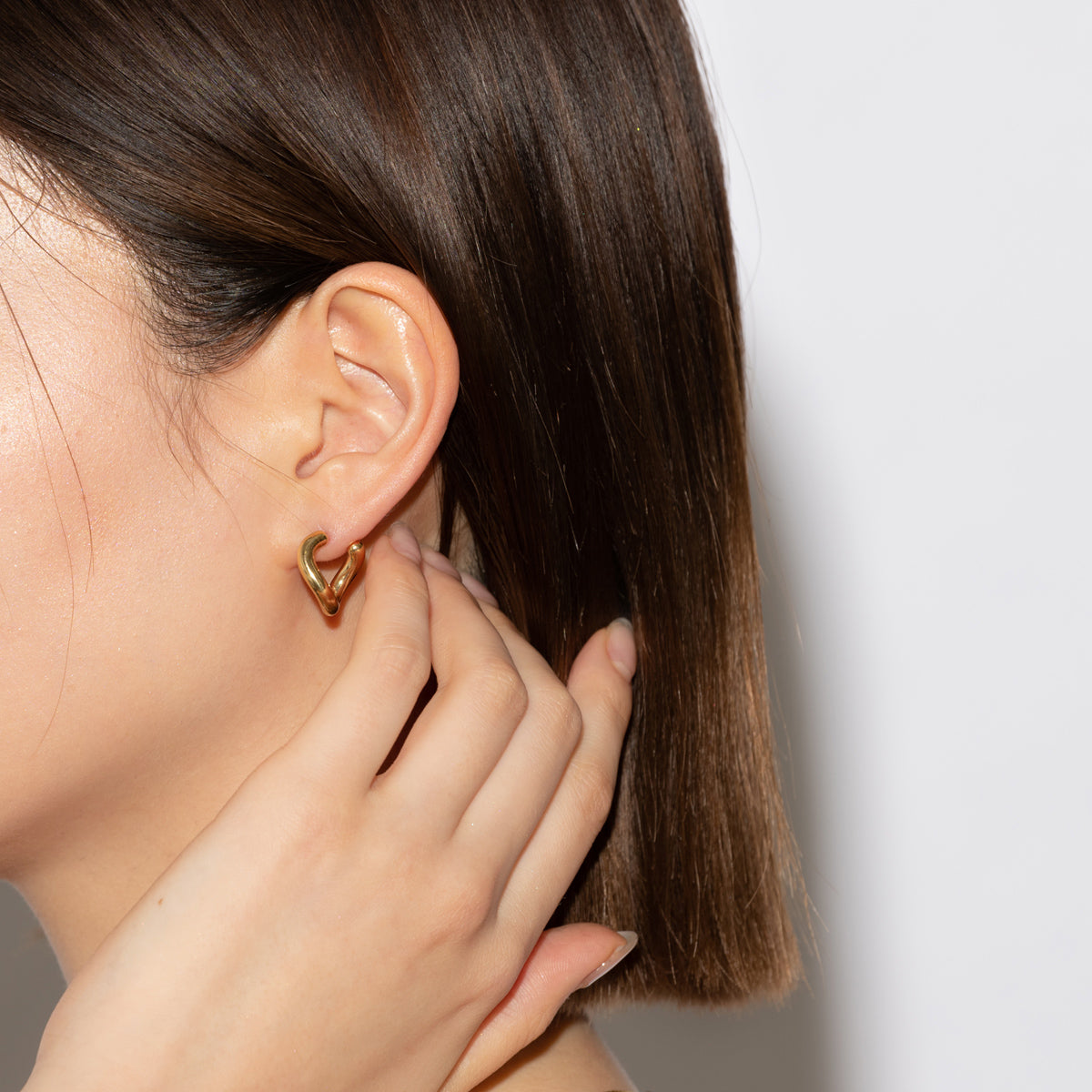 【金属アレルギー対応】ピアス Almond