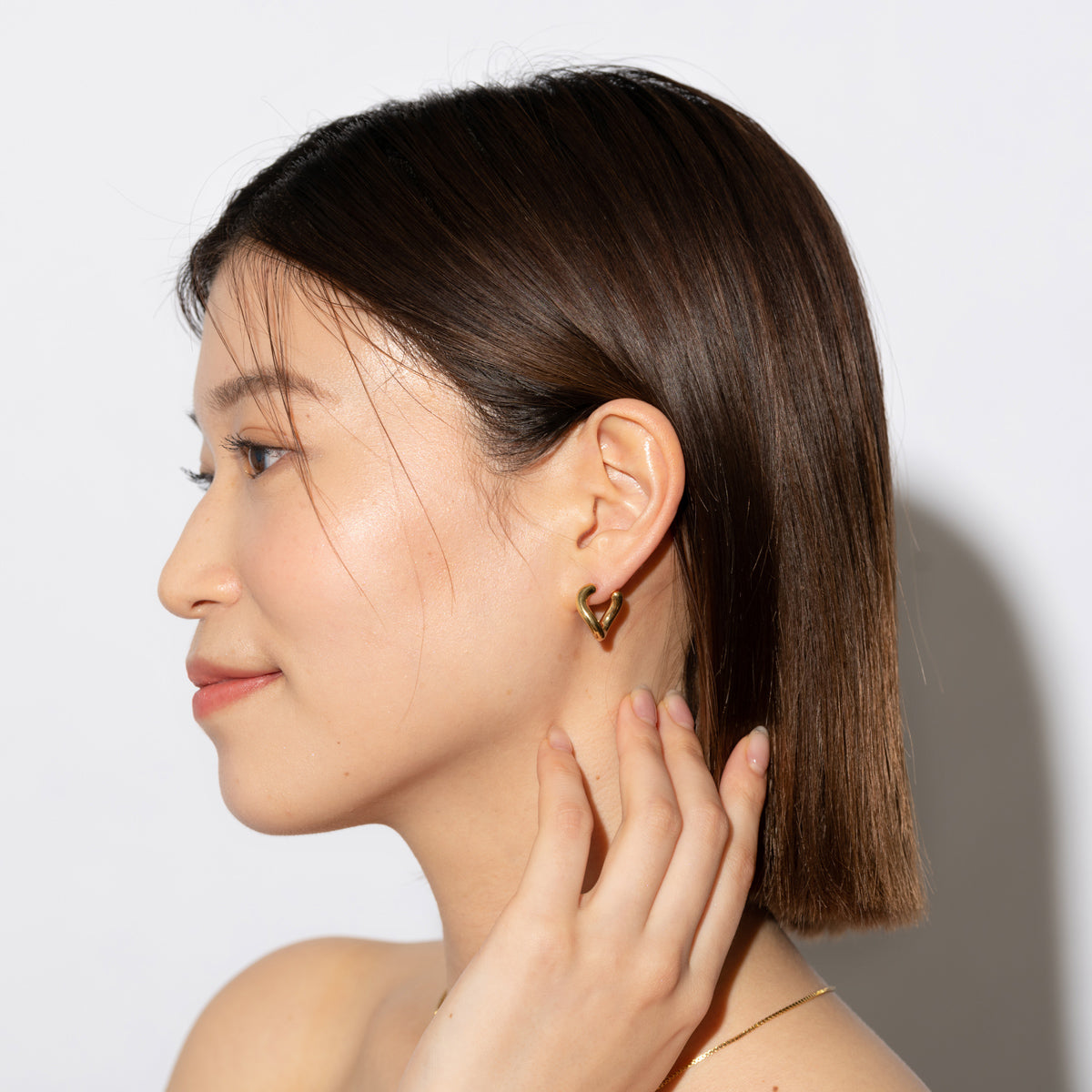 【金属アレルギー対応】ピアス Almond
