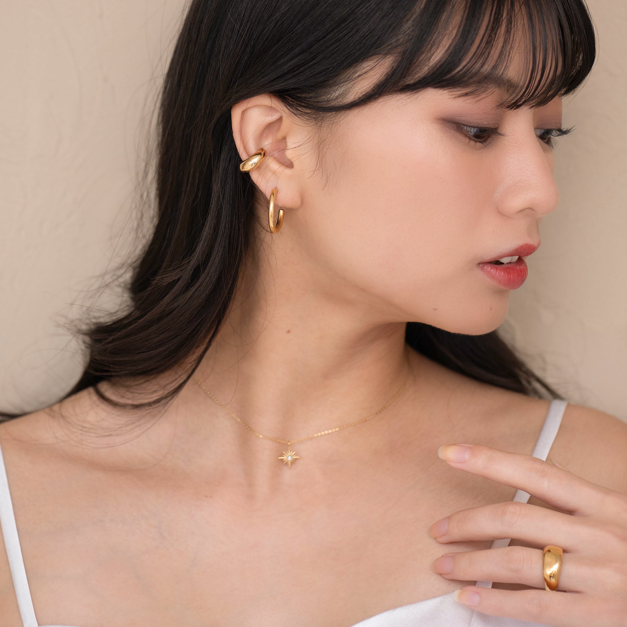 【金属アレルギー対応】ピアス　circulo
