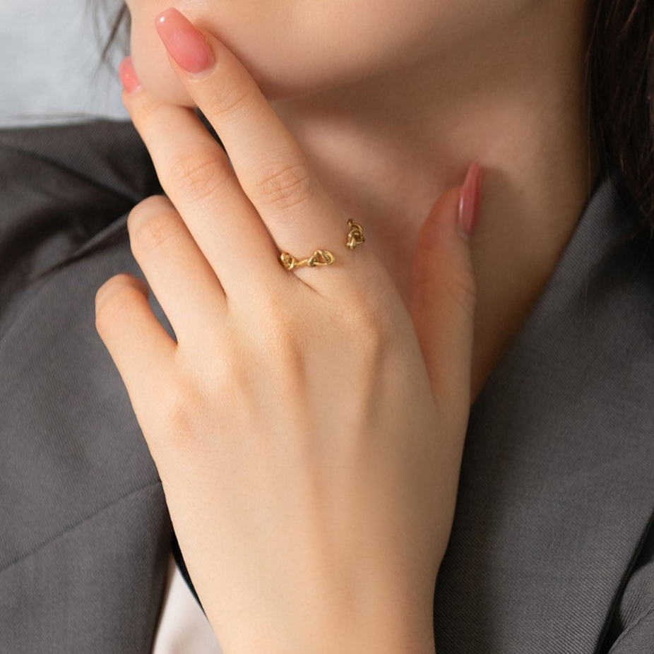 【金属アレルギー対応】リング　MUSUBI ring