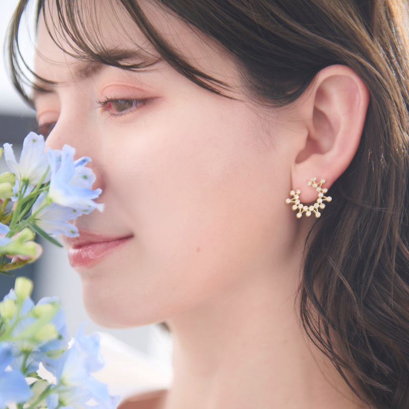 【金属アレルギー対応】ピアス　sensen