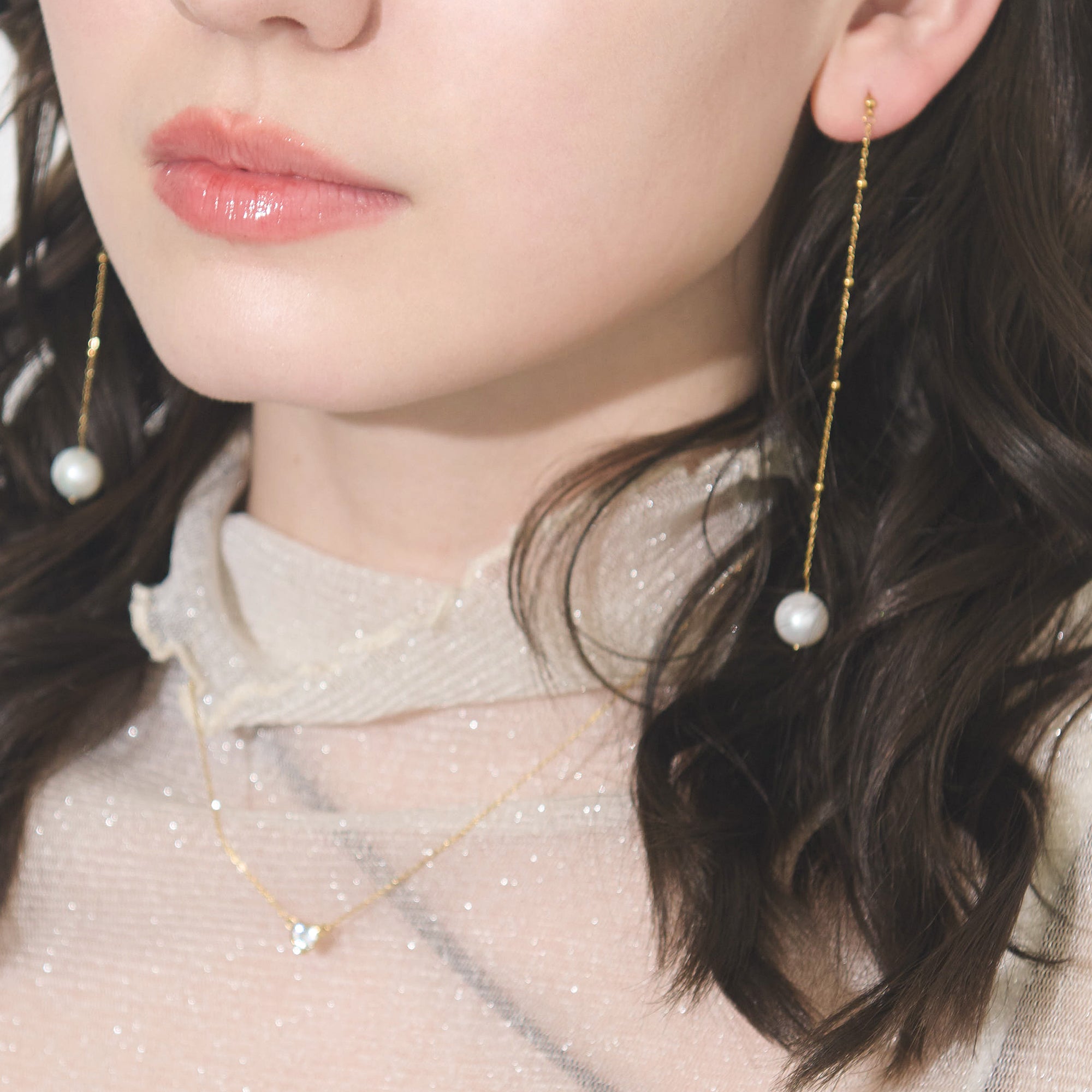 【金属アレルギー対応】ピアス　idealist-pearl-