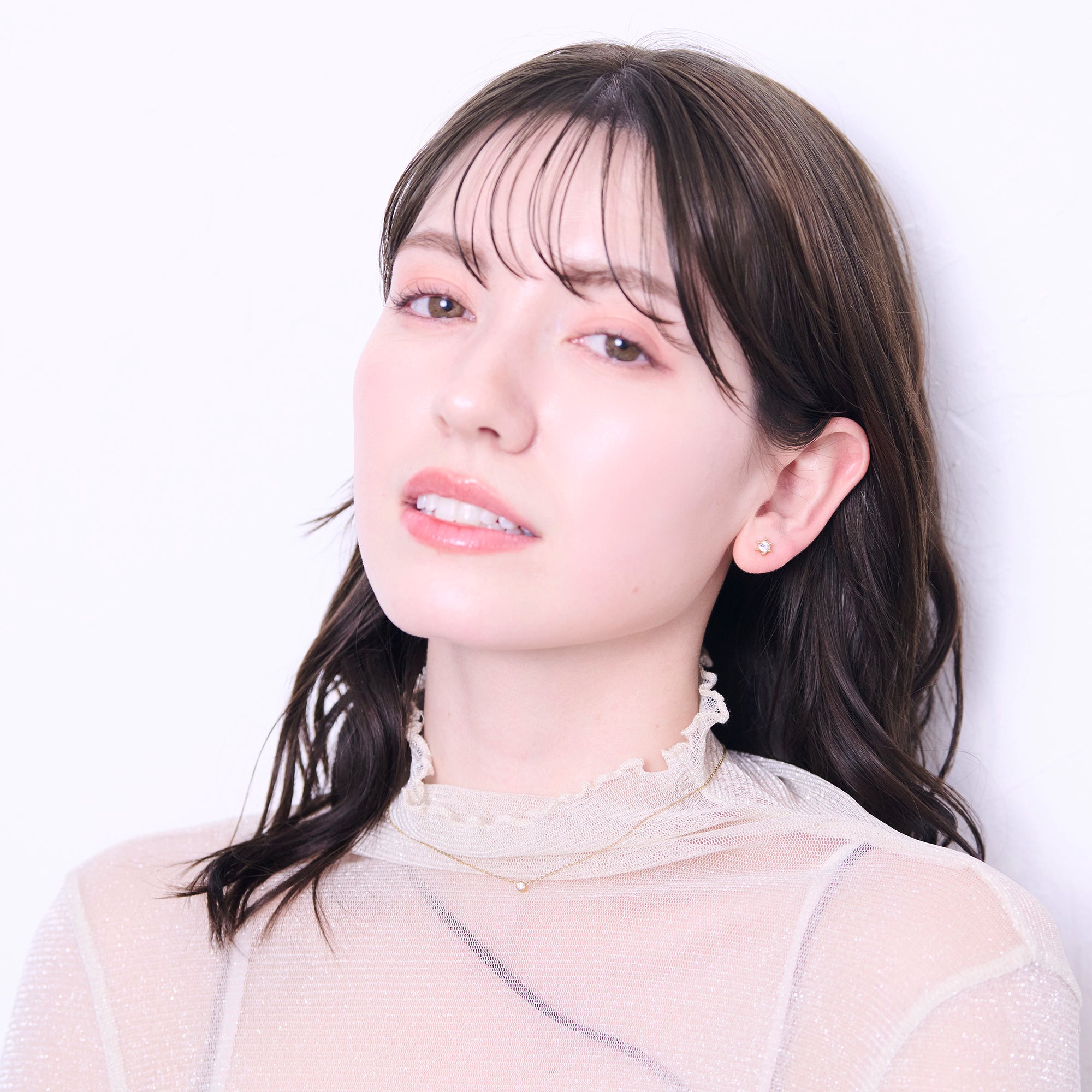 【金属アレルギー対応】ピアス　Spica