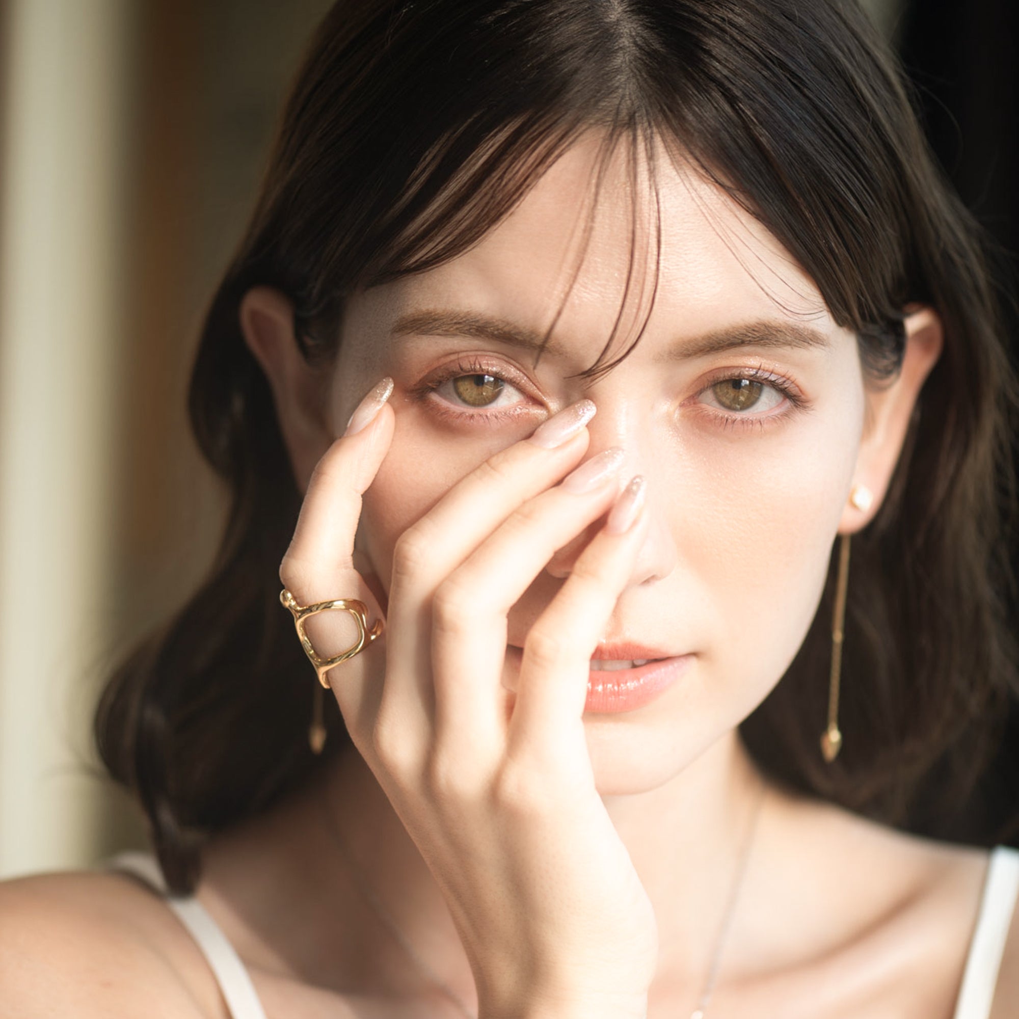 【金属アレルギー対応】ピアス　SUENO