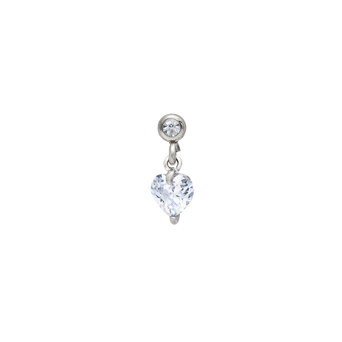 【金属アレルギー対応】ボディピアス　Corazón