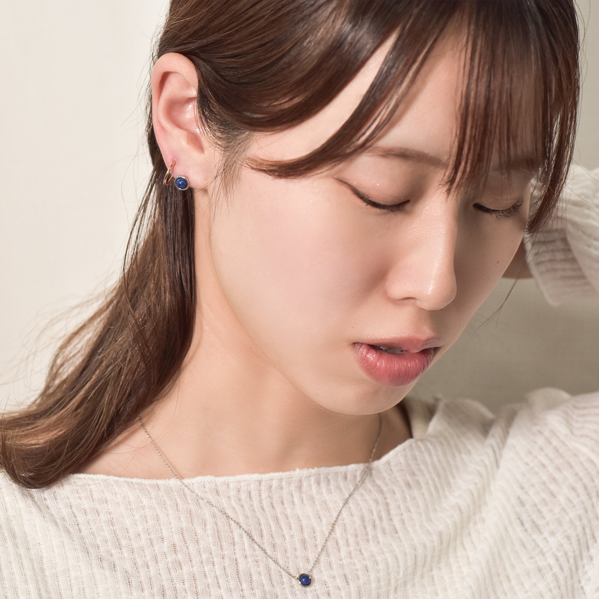 【金属アレルギー対応】ネックレス　Piedra necklace