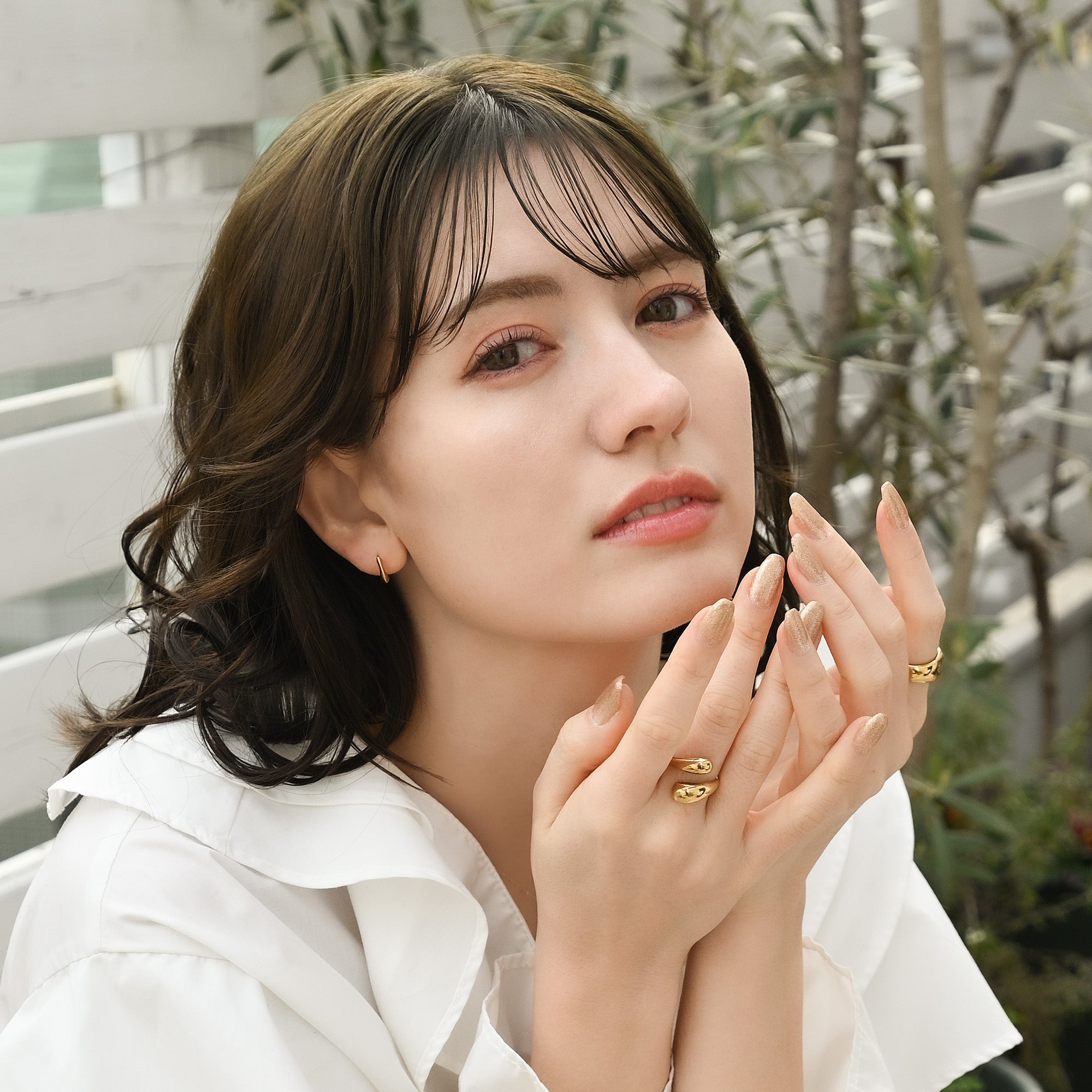 【金属アレルギー対応】ピアス　LAGRIMA PIERCE