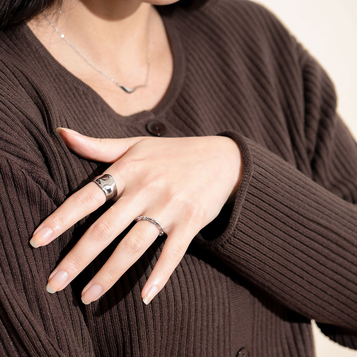 【金属アレルギー対応】リング　GIUSTIZIA RING