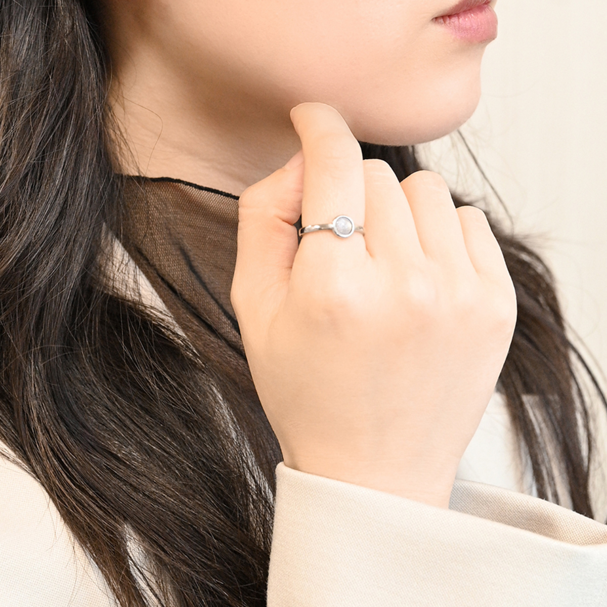 【金属アレルギー対応】リング　Piedra ring