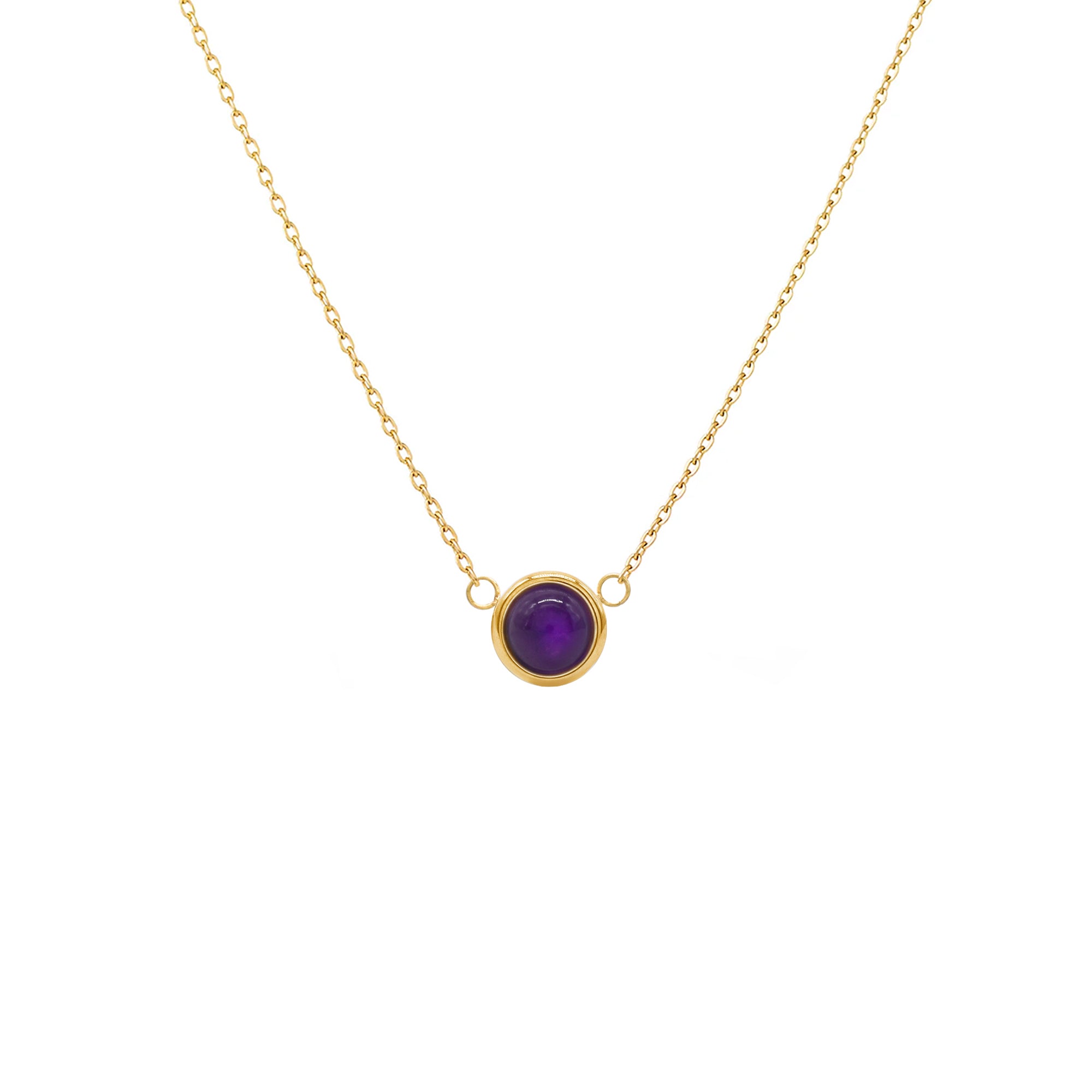 【金属アレルギー対応】ネックレス　Piedra necklace