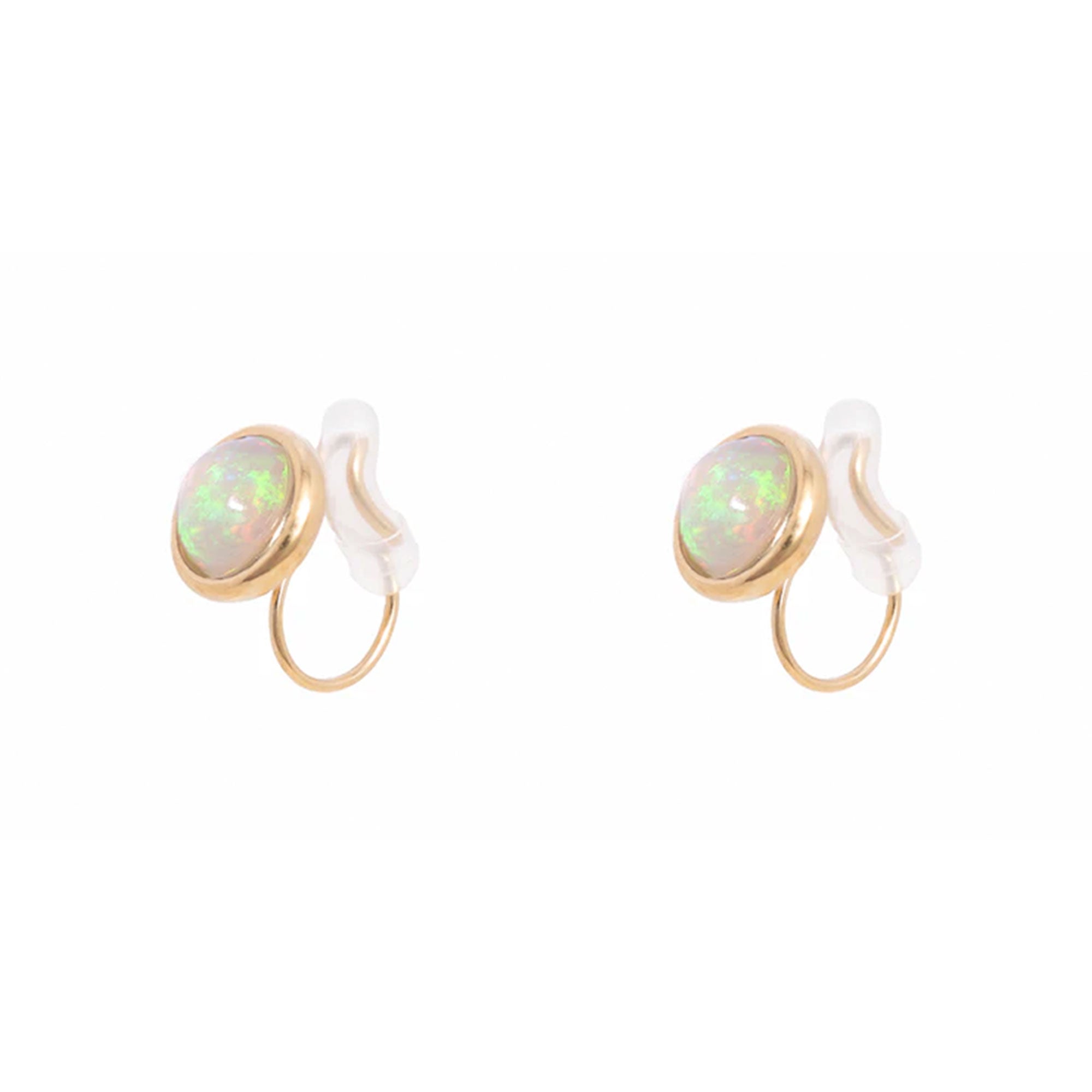 【金属アレルギー対応】イヤリング　empty-opal-