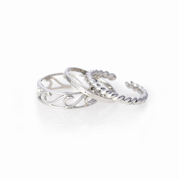 【金属アレルギー対応】リング　plage Ring 3pcs SET