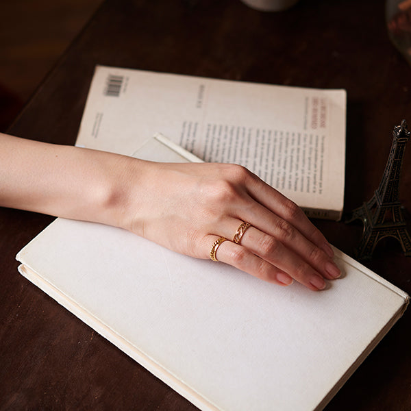 【金属アレルギー対応】リング　plage Ring 3pcs SET