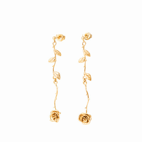 【金属アレルギー対応】ピアス　rosa-Long