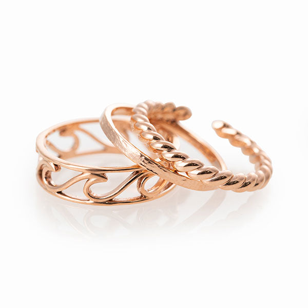 【金属アレルギー対応】リング　plage Ring 3pcs SET