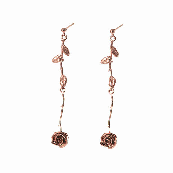 【金属アレルギー対応】ピアス　rosa-Long