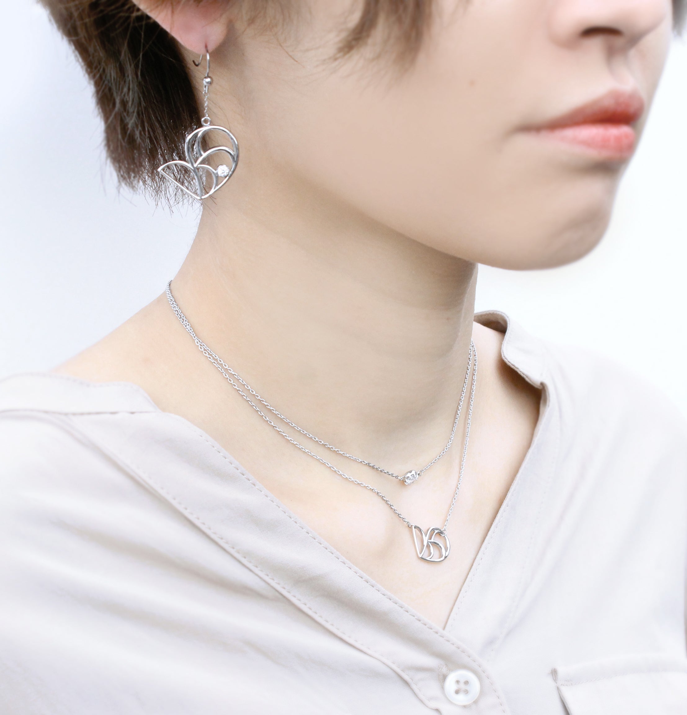 【金属アレルギー対応】ピアス　siluria