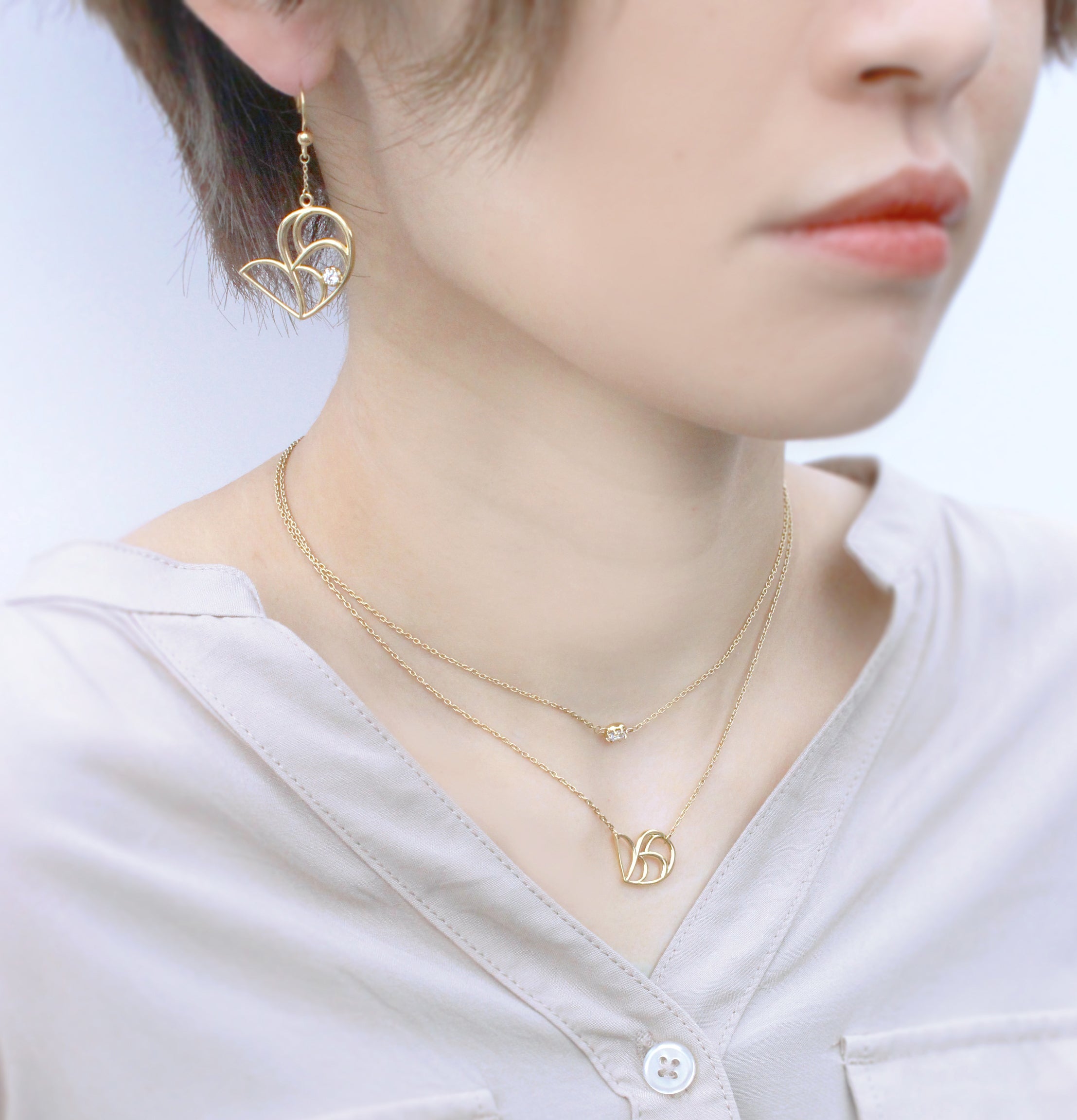 【金属アレルギー対応】ピアス　siluria