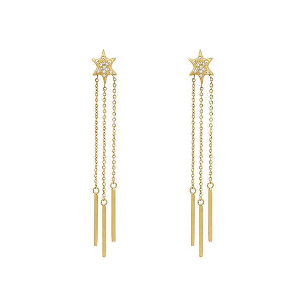 【金属アレルギー対応】ピアス　LUCK
