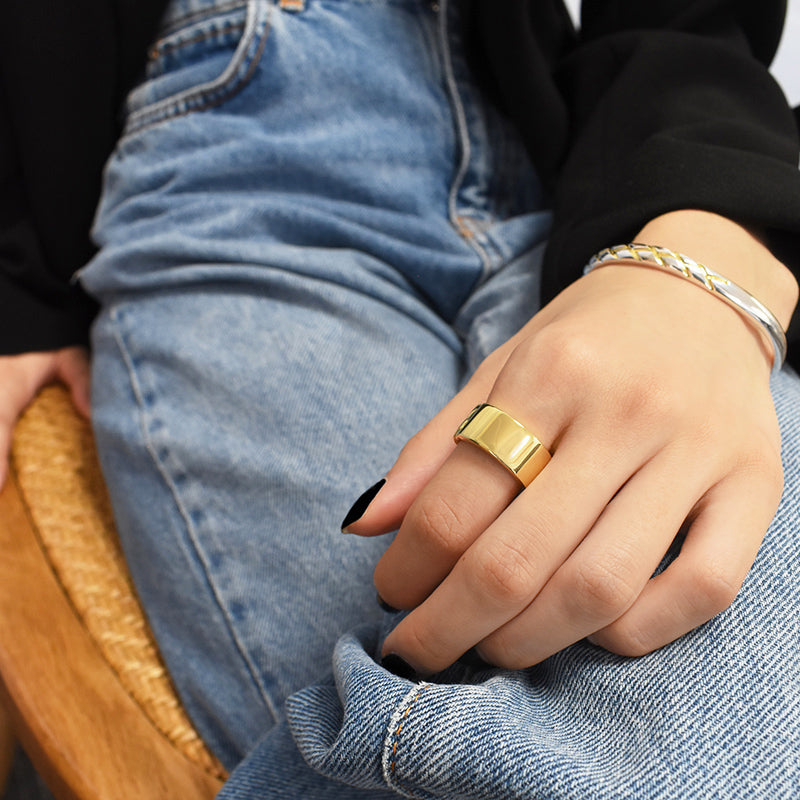 【SILVER999】Yevalu　リング　Link bar ring