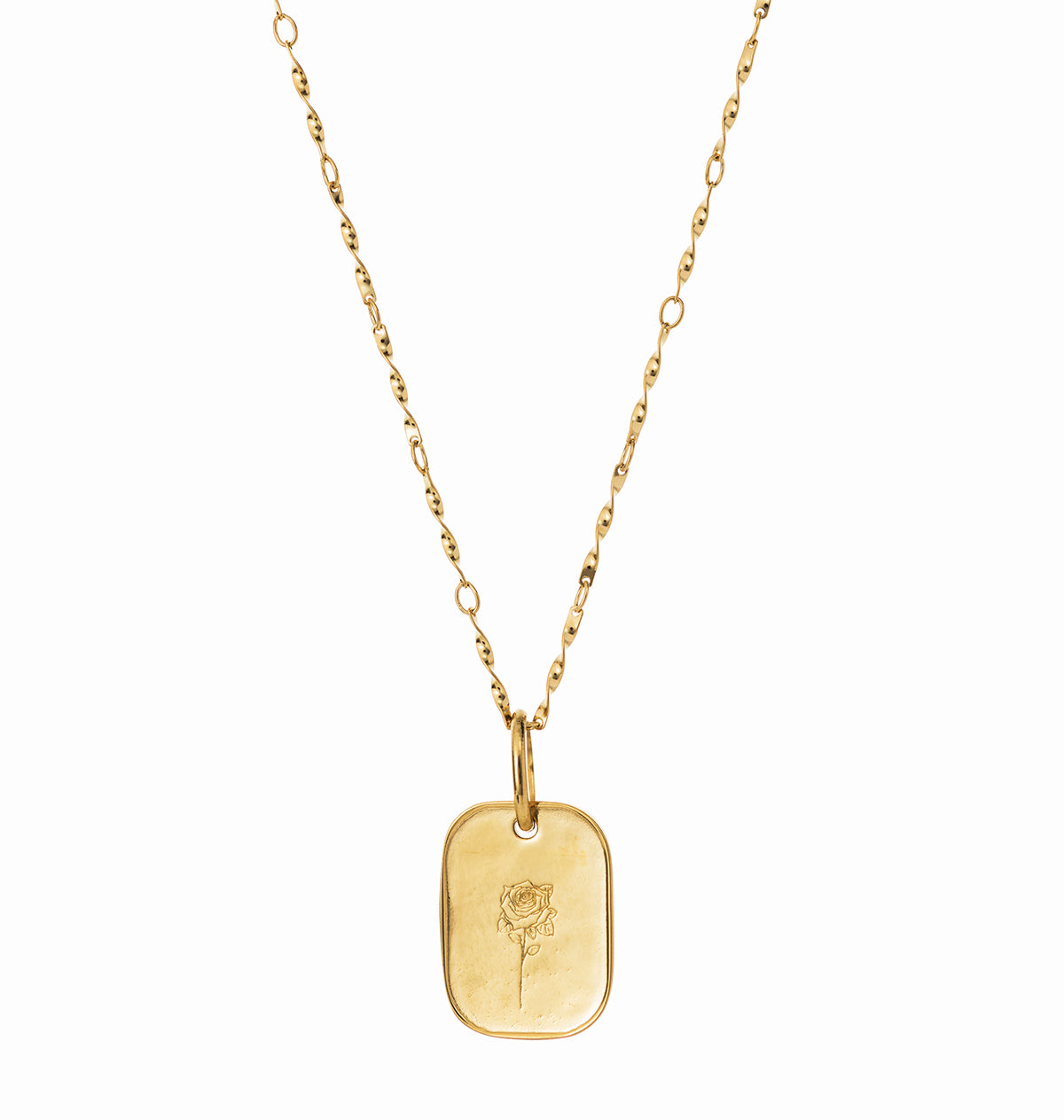 【金属アレルギー対応】ネックレス　rose necklace